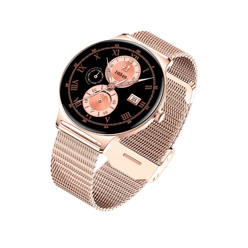 Smartwatch COOL Ultrathin + 2 Correas (Amoled, Llamadas, Ultrafino) Rosa