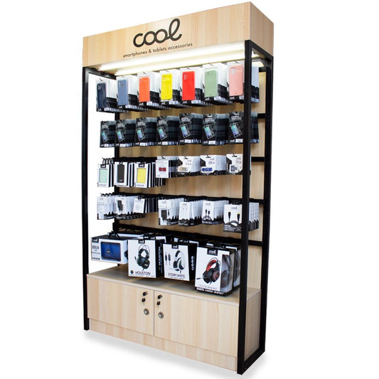 Expositor Corner COOL Accesorios Madera Grande