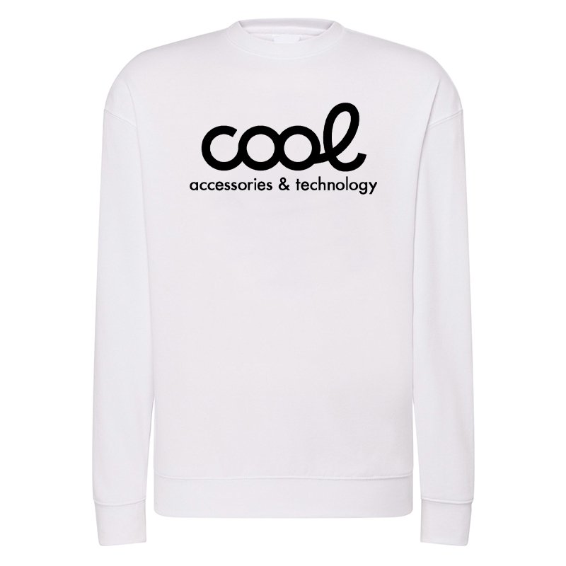 Textil Sudadera Cool Accesorios Talla L (Unisex) Blanco
